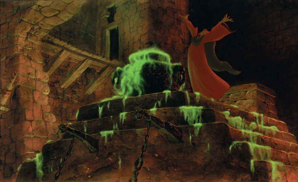 Man in a cauldron game